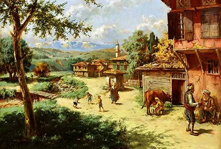 köy meydanı